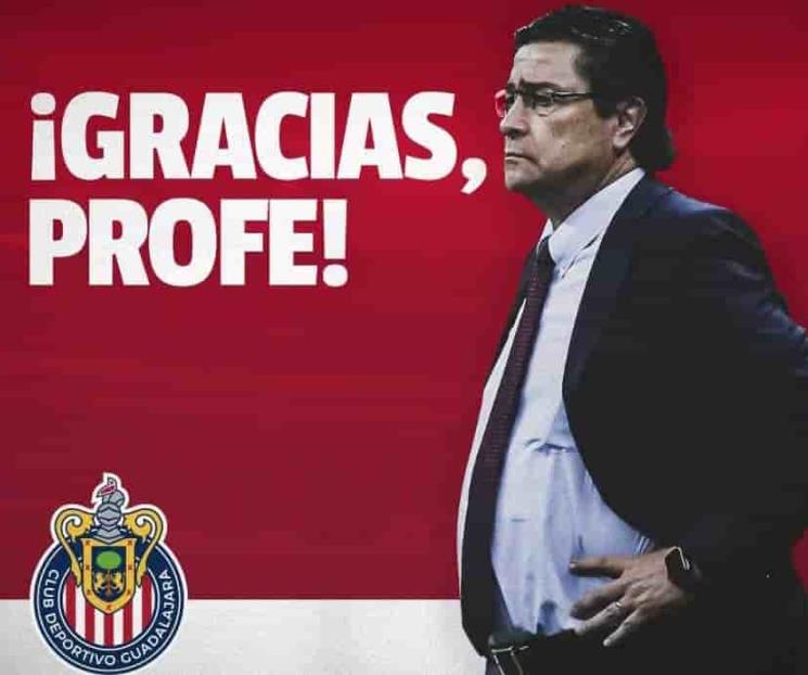 Luis Fernando Tena deja de ser entrenador de Chivas