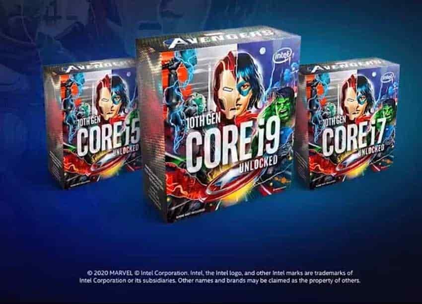 Presentan los procesadores “Avengers Collector’s Edition”