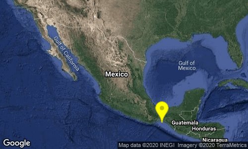 Se registran sismos en Chiapas y Guatemala
