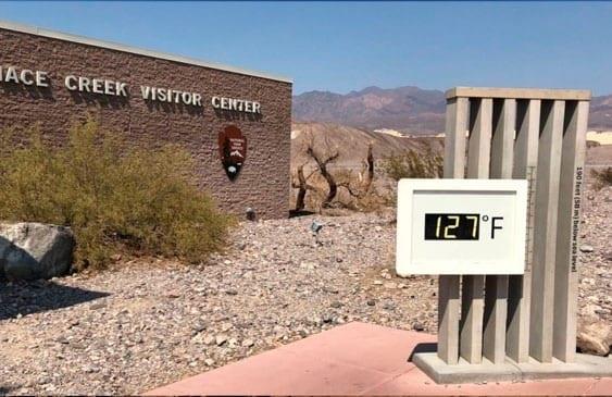 Rompe récord temperatura en Valle de la Muerte con 54.4 °C