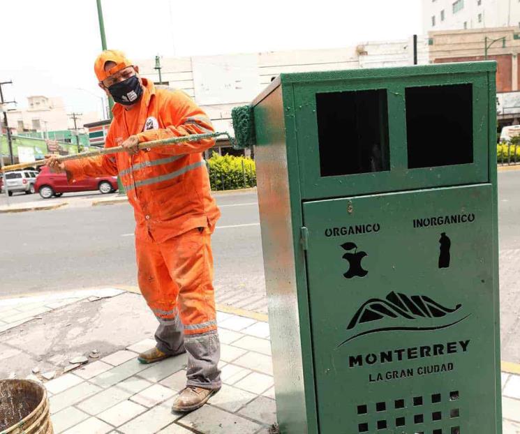 Rehabilita Monterrey mil 500 contenedores de basura