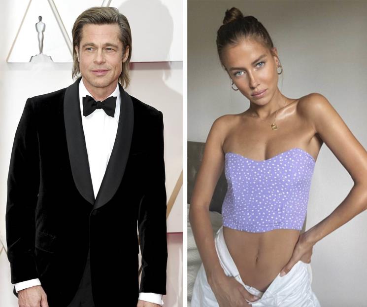 Brad Pitt se deja ver en público con su nueva novia