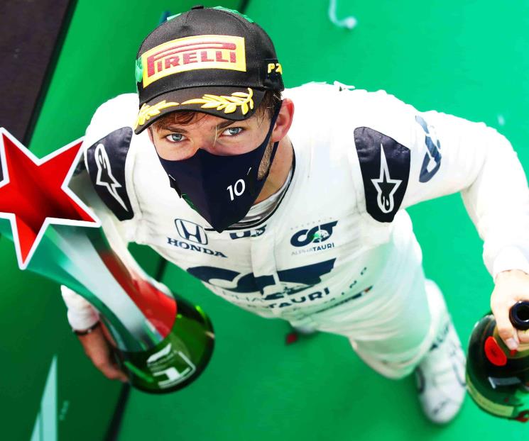Triunfo de Pierre Gasly  en Gran Premio de Italia