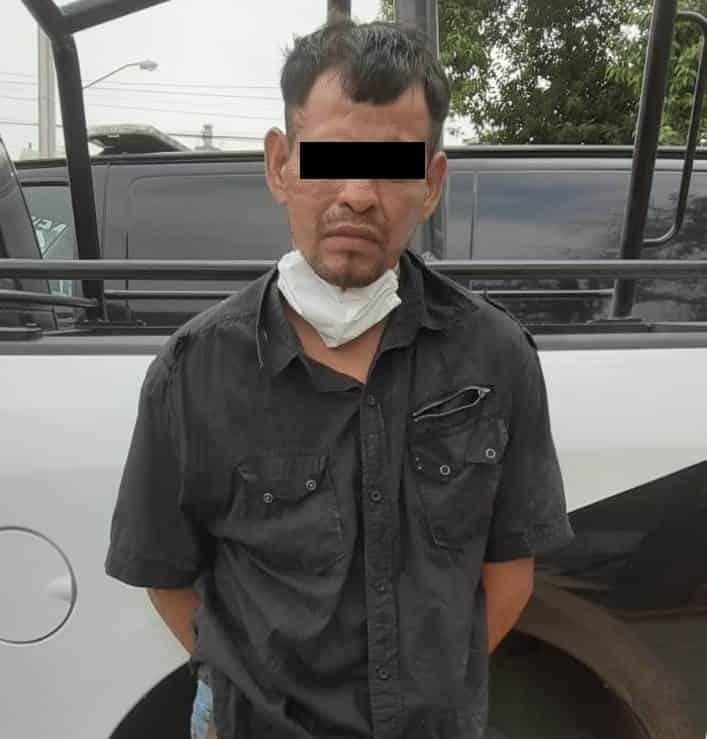 Arrestan a hombre por robar mesa en Col. Martínez