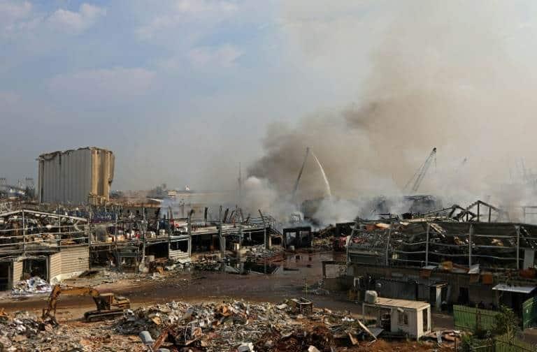Siembra incendio pánico en Beirut