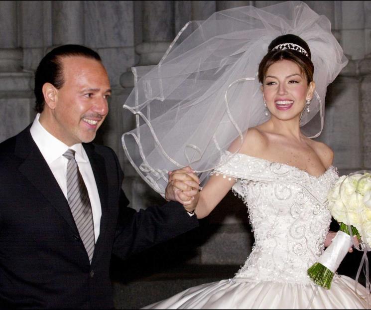 Thalía y Tommy Mottola celebrarán 20 años de casados