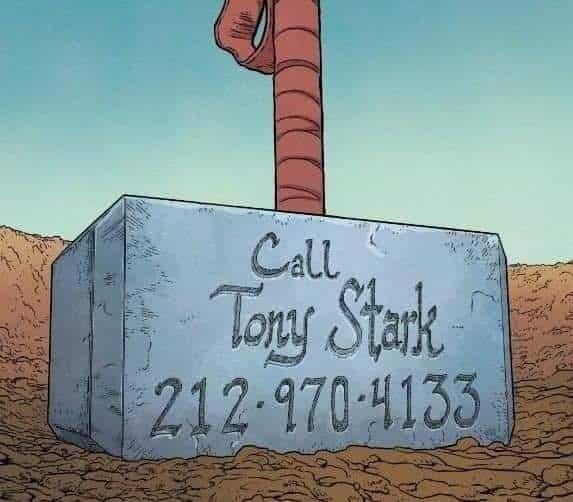 Thor da el número de Tony Stark y los fans lo llaman