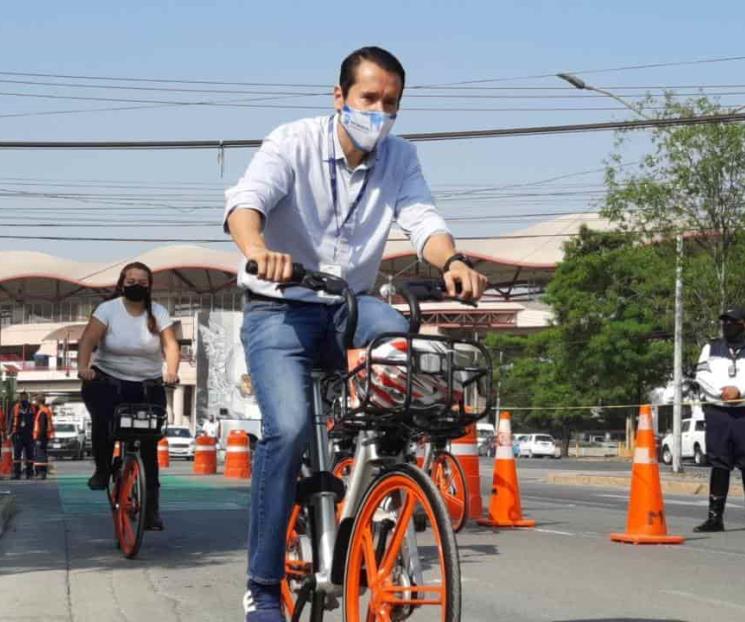 Inician en San Nicolás adecuación en calles para ciclovías