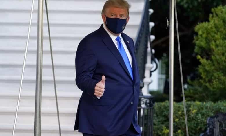Trump no tiene dificultad para respirar