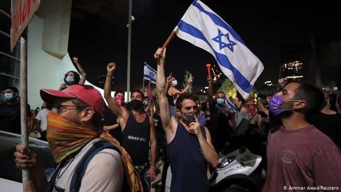 Protestan contra Netanyahu pese a confinamiento