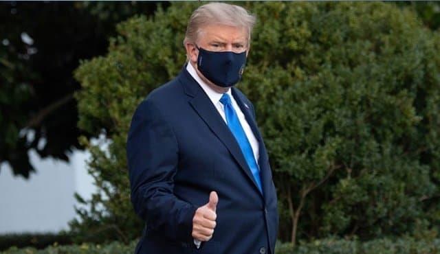 Trump sí recibió oxígeno tras una caída en sus niveles