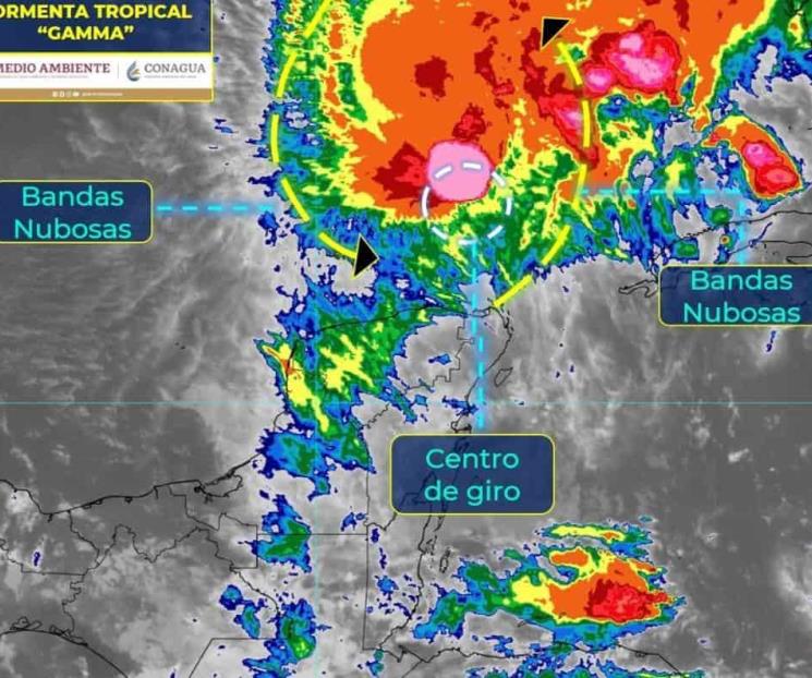 Prevén que tormenta tropical Gamma regrese a Yucatán