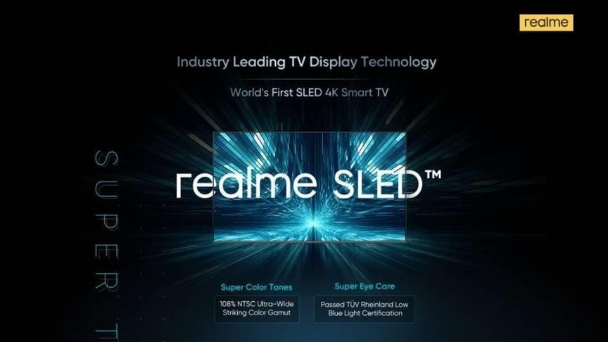 Realme presenta de forma oficial sus televisores SLED