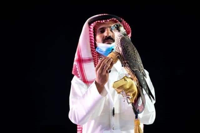 Subastan un halcón en Arabia Saudita