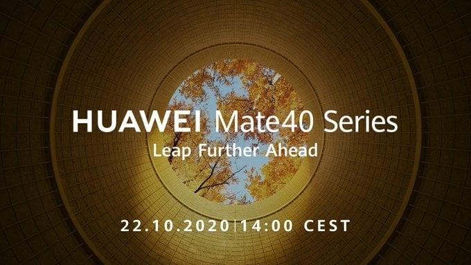 Huawei lanzará nueva gama Mate 40 el próximo 22 de octubre