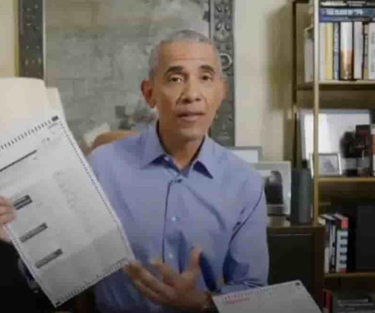 Acabo de votar por correo por Biden y Harris: Barack Obama