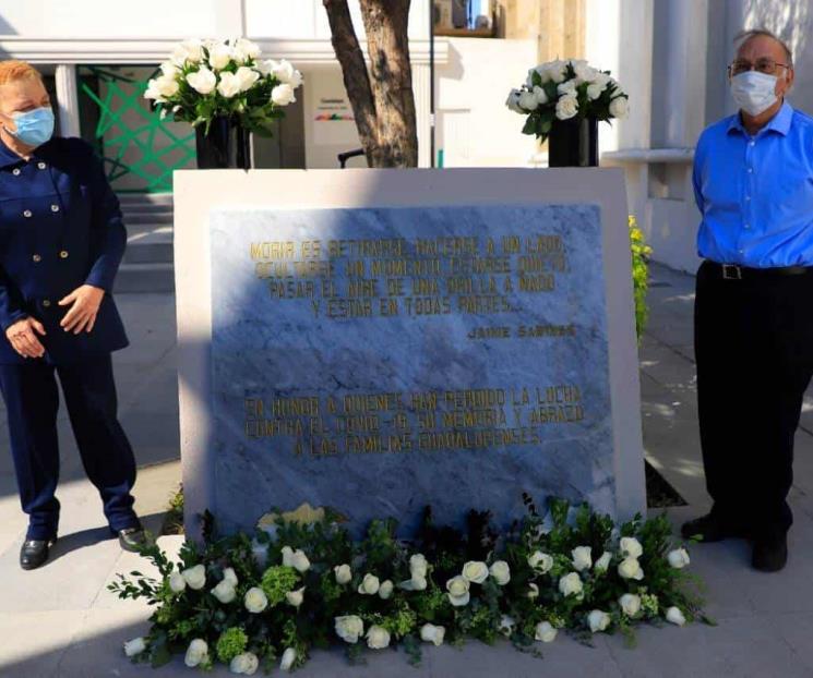 Rinden homenaje a fallecidos de Covid en Guadalupe