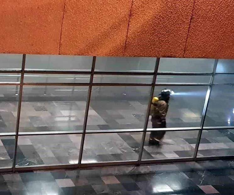 Causa alarma incendio en estación del Metro