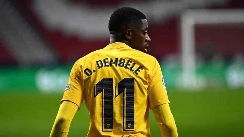 Dembelé, otro lesionado en el Barça