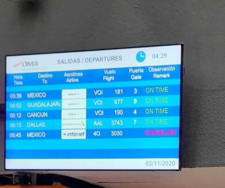 Usuarios denuncian que Interjet cancela vuelos sin avisar
