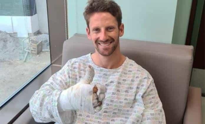Grosjean muestra sus cicatrices tras accidente en Fórmula 1