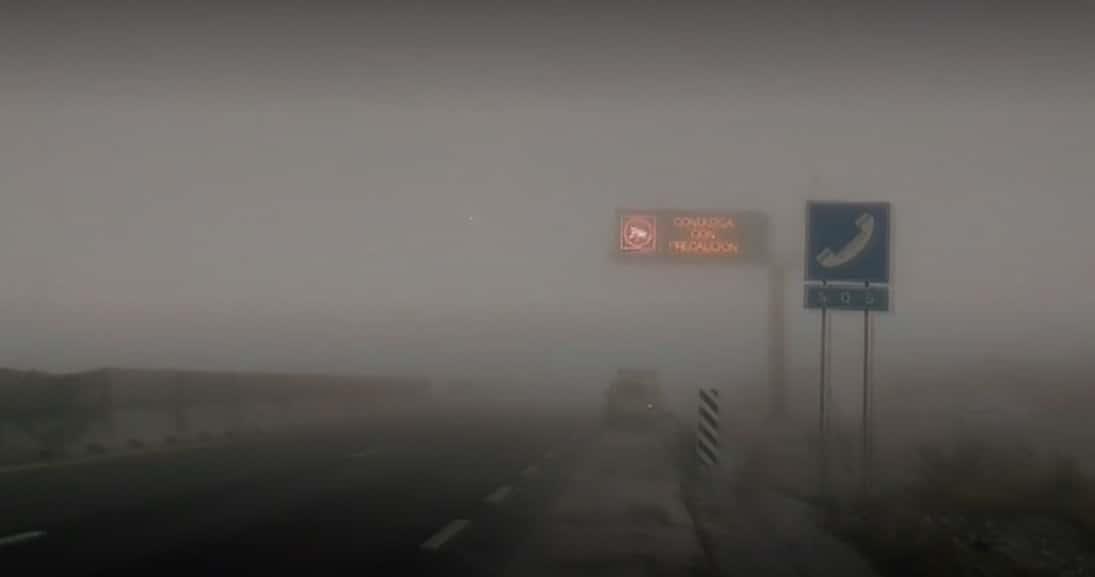 Ocasiona neblina cierre de autopista