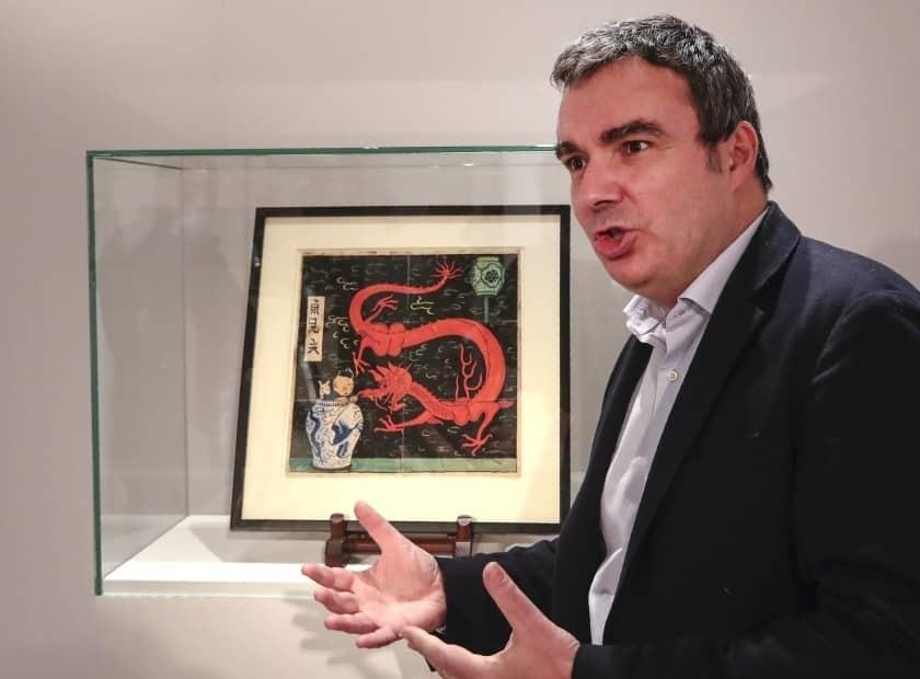 Arte de Tintín se subasta en París