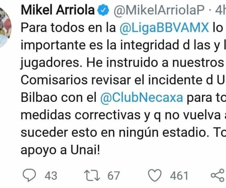 Liga MX investigará lesión de Unai Bilbao