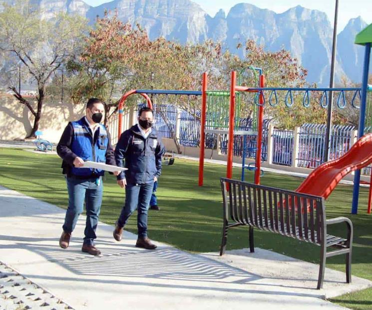Refuerzan remodelación de Parque en Infonavit La Huasteca