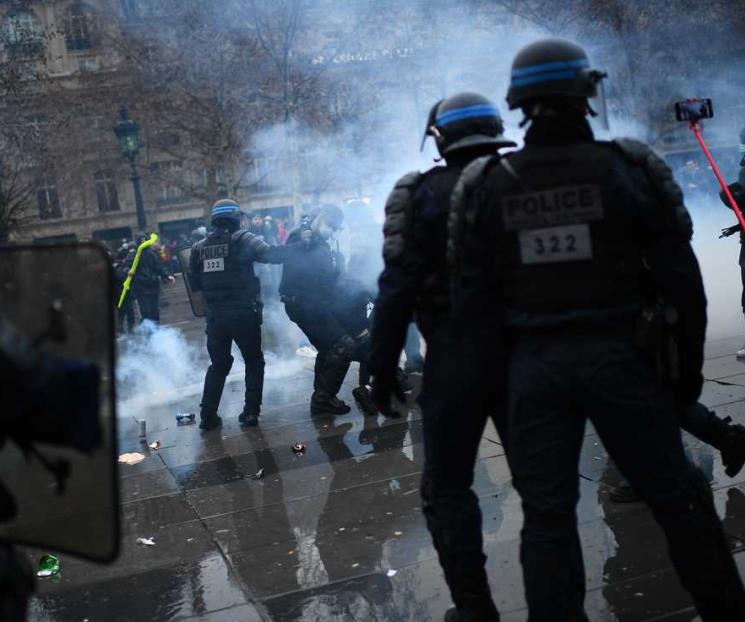 Disturbios en protestas contra ley de seguridad en Francia