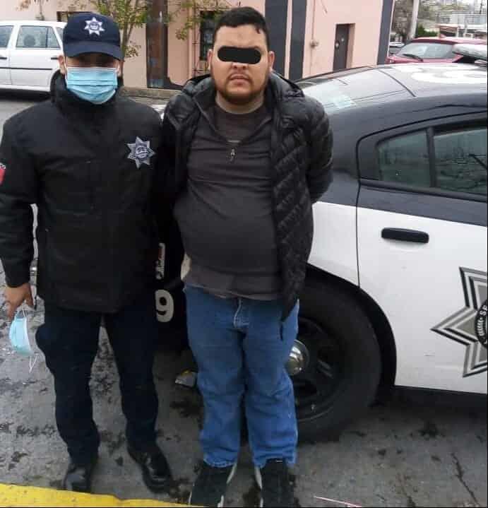Detienen a asaltante en Centro de Monterrey