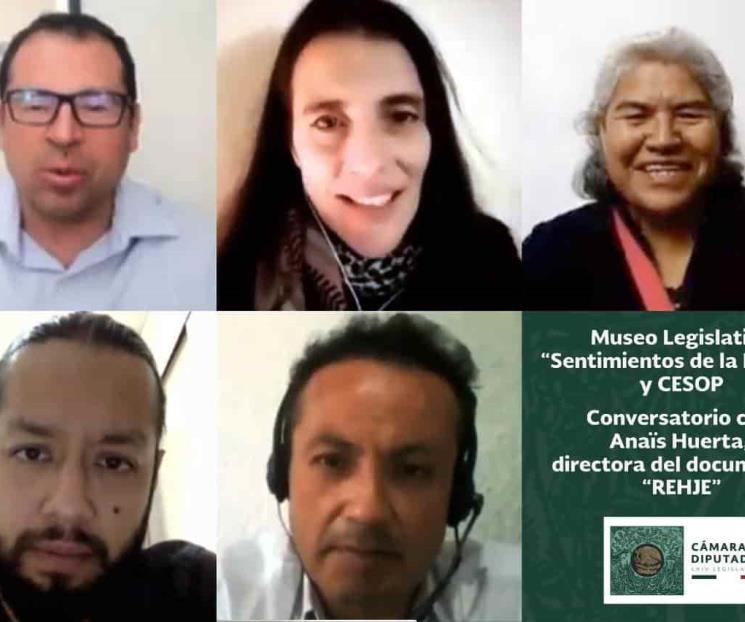 Realizan conversatorio virtual sobre el documental “REHJE”