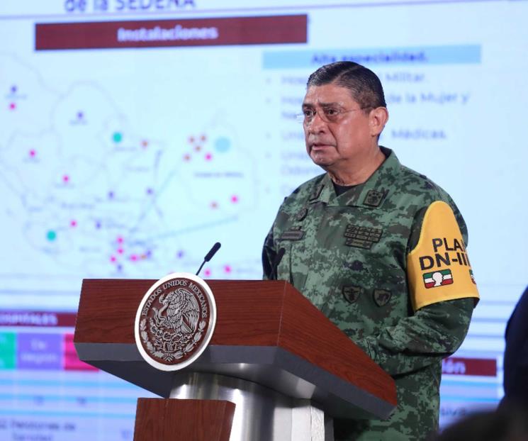 AMLO desea pronta recuperación al general Luis Cresencio