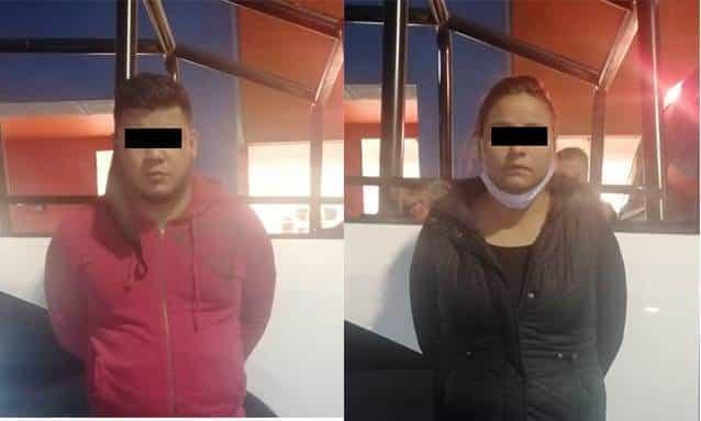 Arrestan a pareja por robo en tienda en Colonia Victoria