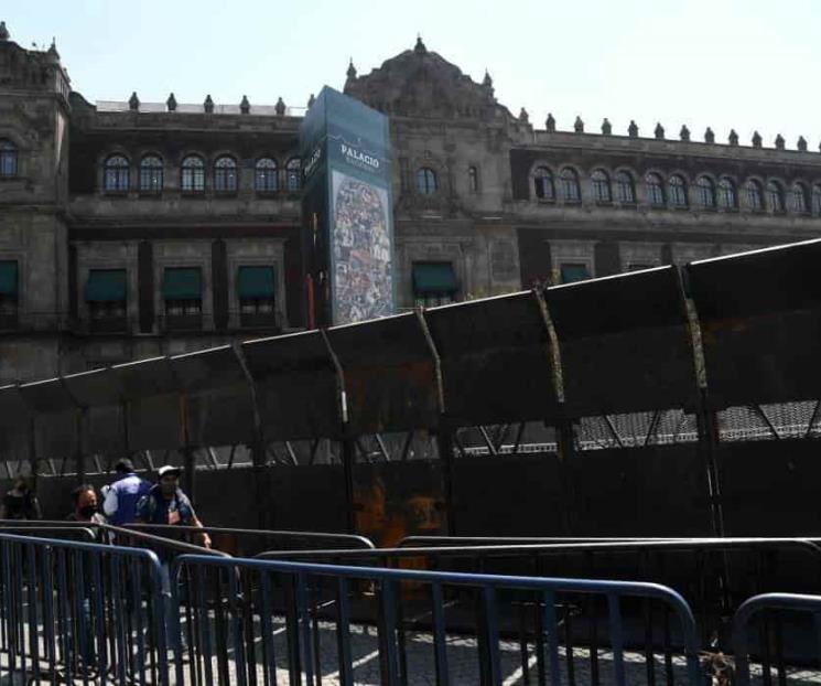 Cerco en Palacio Nacional es un muro de paz