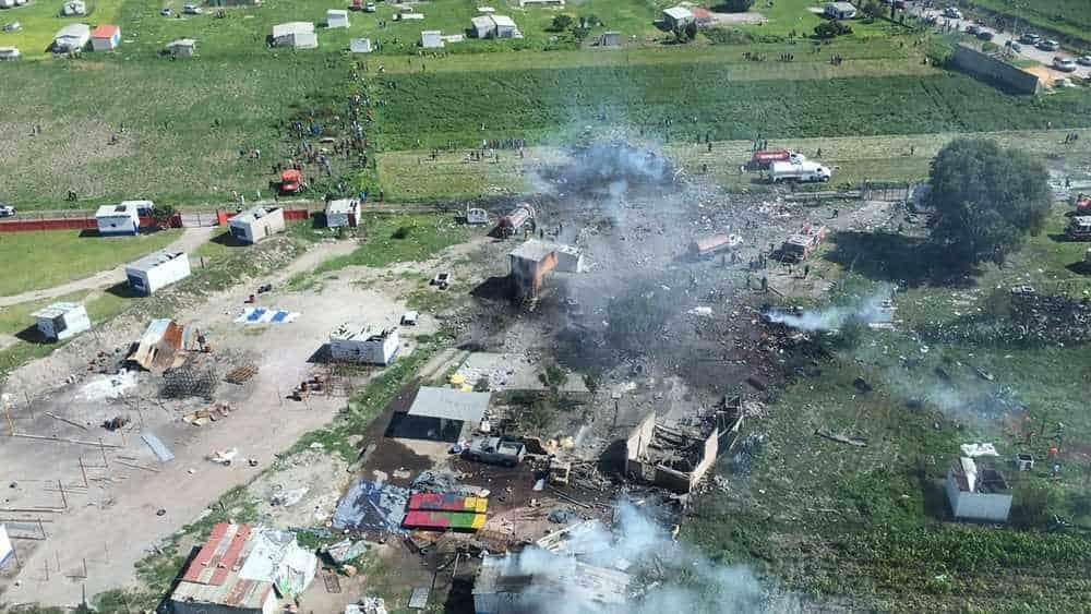 Registran explosión por pirotecnia en Tultepec