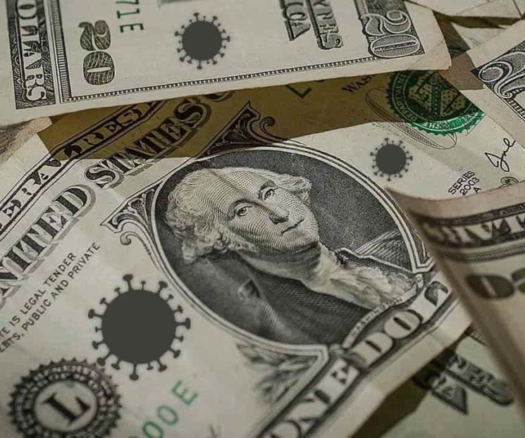 Dólar cae a su nivel más bajo en un mes