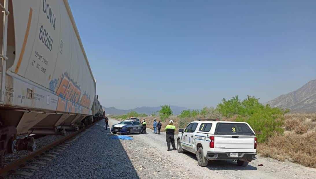 Muere hombre arrollado por el tren en García