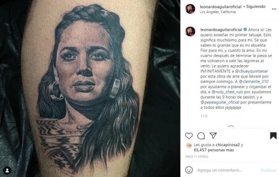 Hijo de Pepe Aguilar se hace su primer tatuaje