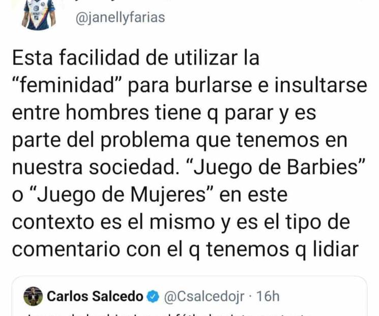 Incomoda a Farías tweet de Salcedo