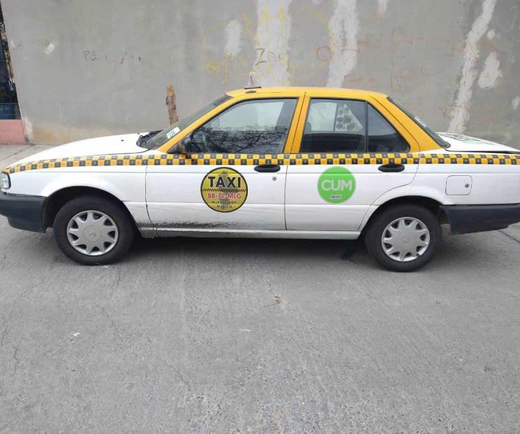 Recuperan taxi reportado como robado en la Col. Madre Selva