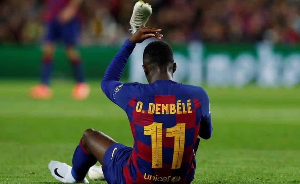 Dembelé es baja en el Barça