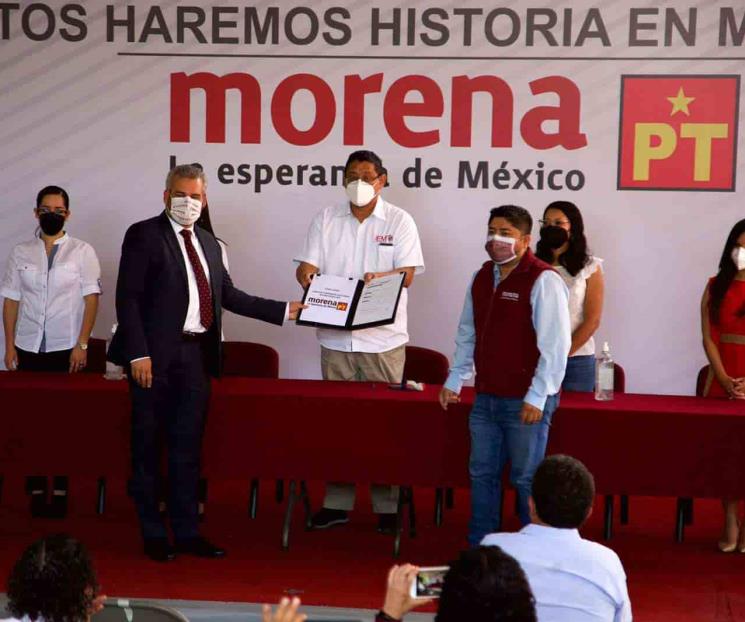 Registra Morena nuevo candidato en Michoacán
