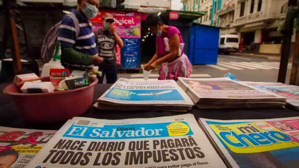 Pagará prensa escrita impuestos en El Salvador