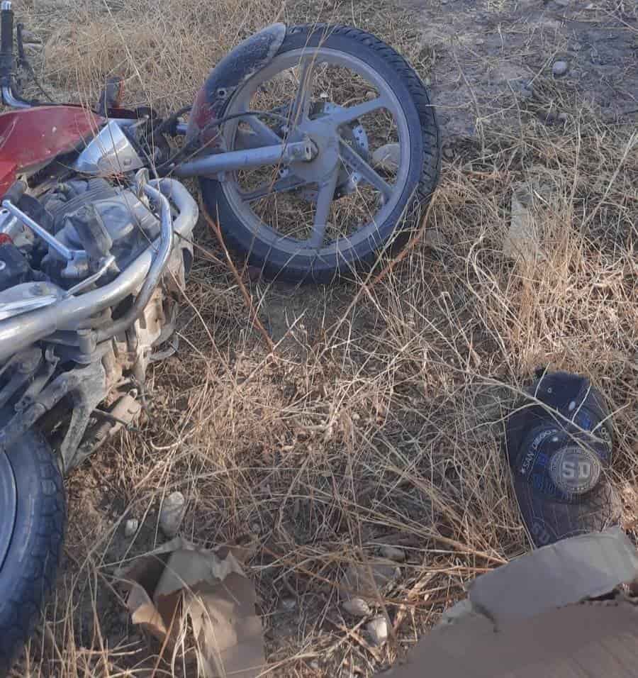 El motociclista perdió la vida en al derrapar su máquina
