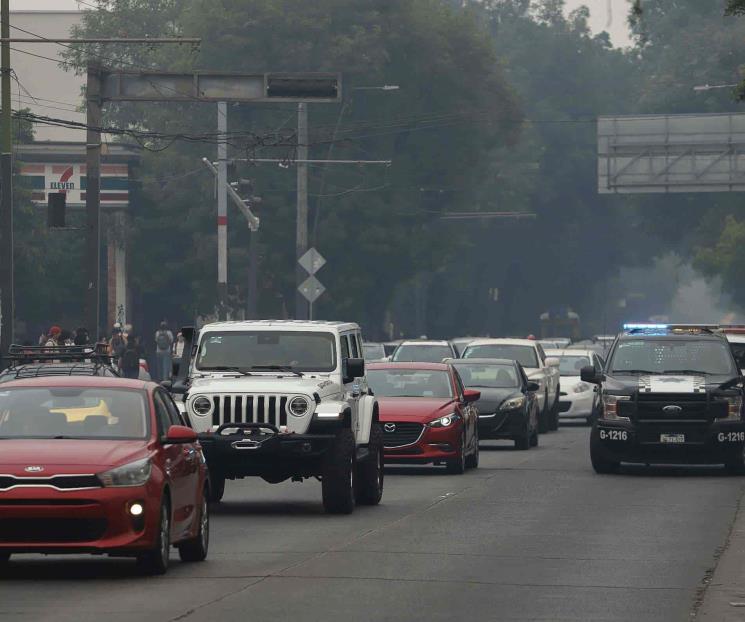 Activan alerta  atmosférica por humo en Jalisco