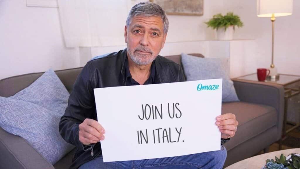 George Clooney te invita a viajar a Italia