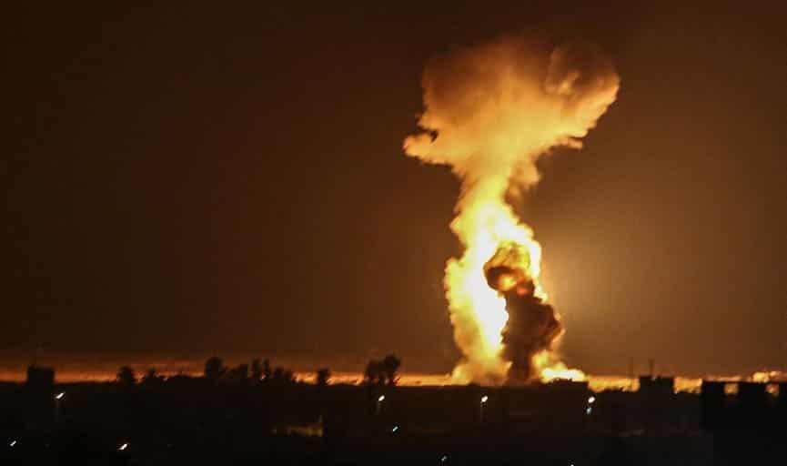 Israel ataca almacén de las fuerzas navales de Hamás