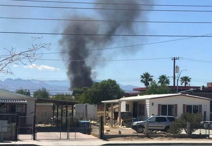 Avión militar se estrella cerca de una base en Nevada