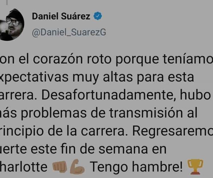 Regresaremos más fuertes a Charlotte: Suárez